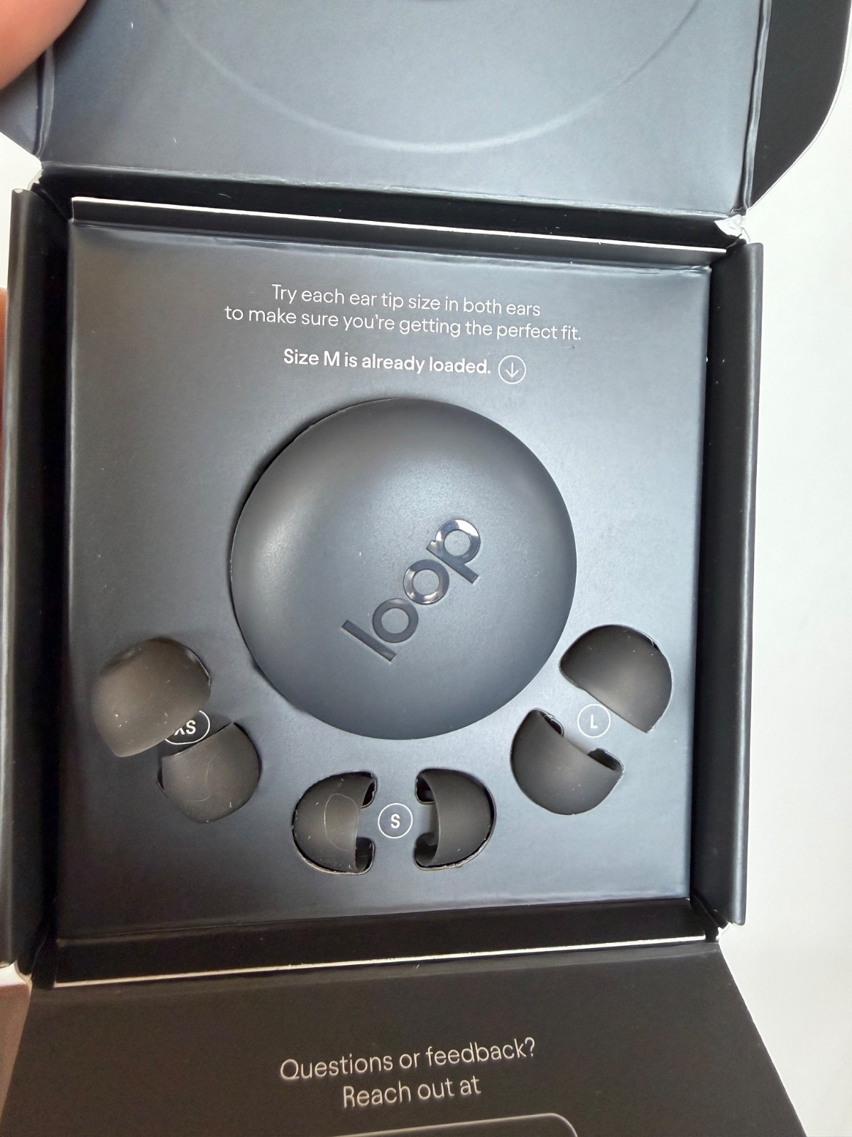 3 Loop Earplugs Engage 2 Experience 2 Quiet 2 -Black, Rose , Black Open Box