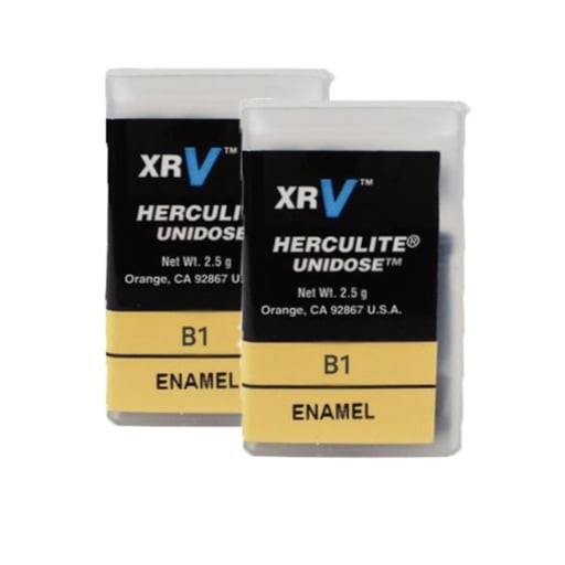 Kerr 23041 Herculite XRV Unidose Compules Enamel B1 0.25 Gm 20/Pk EXP2025-6-30