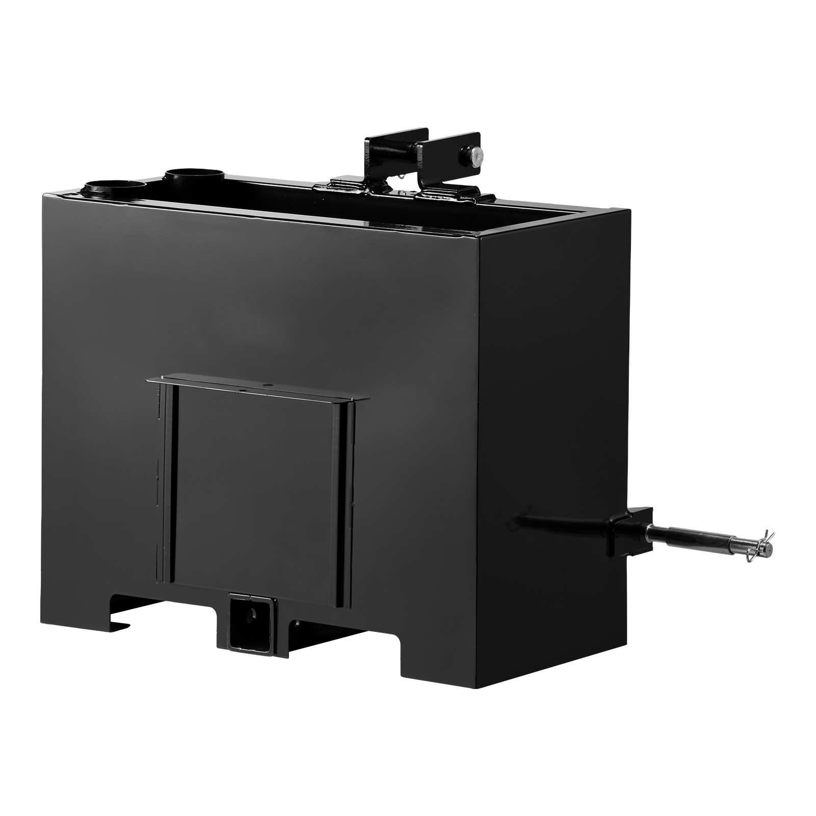 Uimoso Ballast Box 3 Point Hitch Category 1 Tractor 3.2ft³ Capacity 800lb Black
