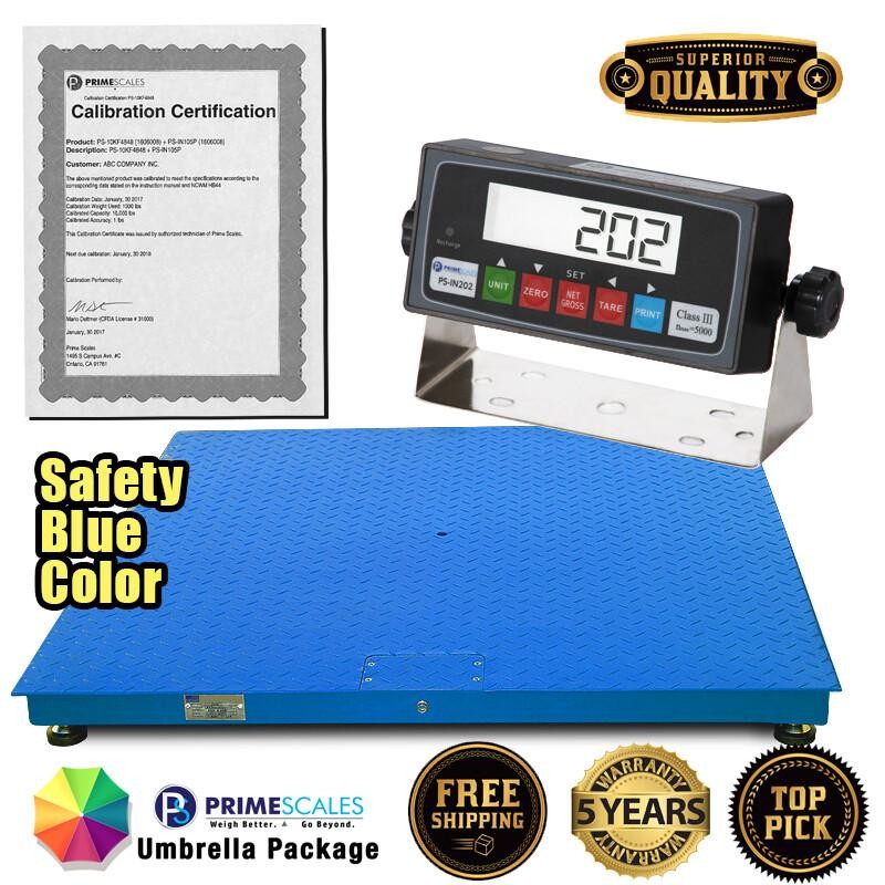 New 48″x48″ Industrial Floor Scale 10000 lb Pallet Scale Heavy Duty Warehouse