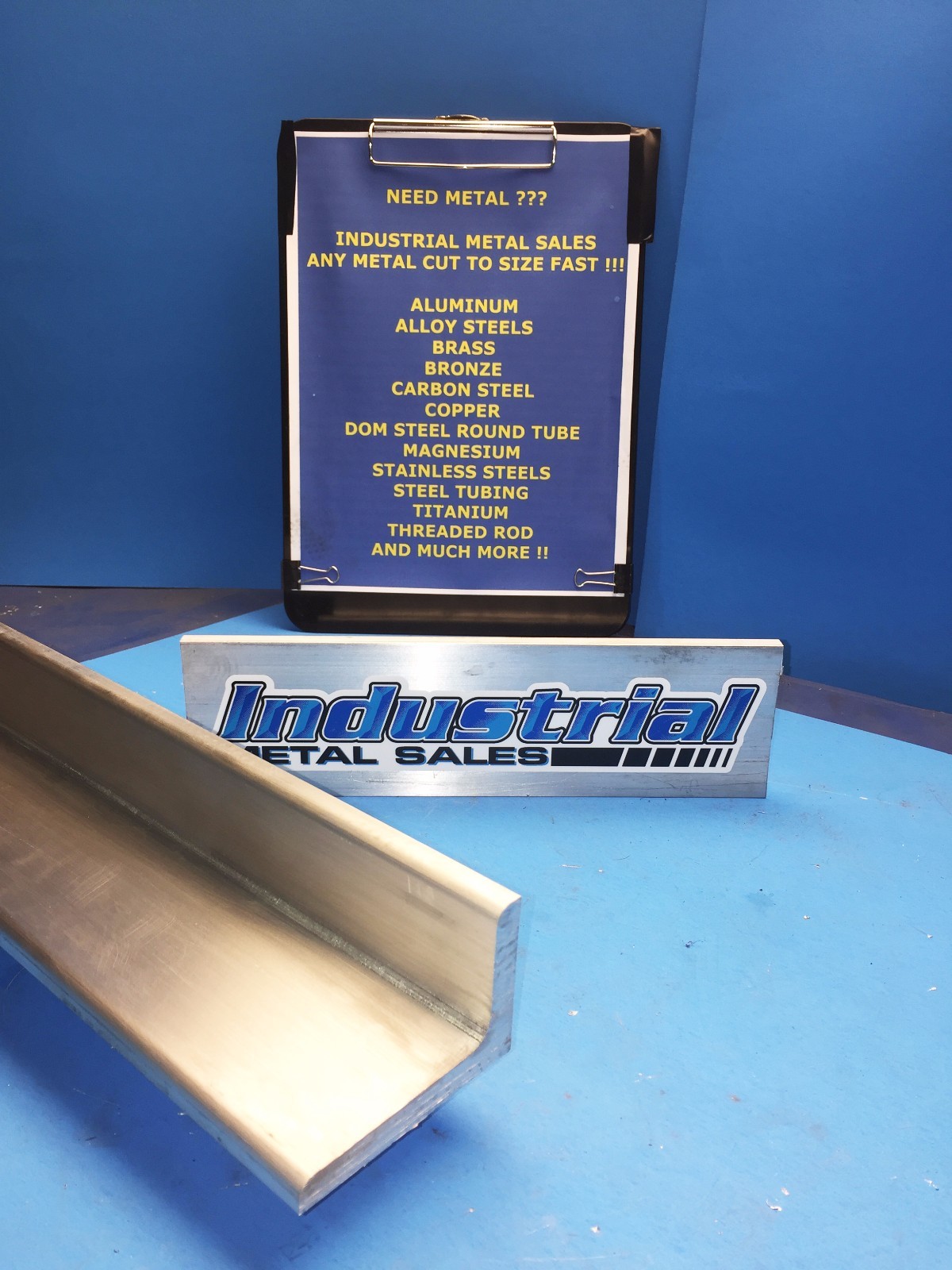 2″ x 3″ Aluminum Angle 6061 T6 x 12″-Long x 3/8″Thick- 2″ x 3″ x 3/8″ 6061Angle