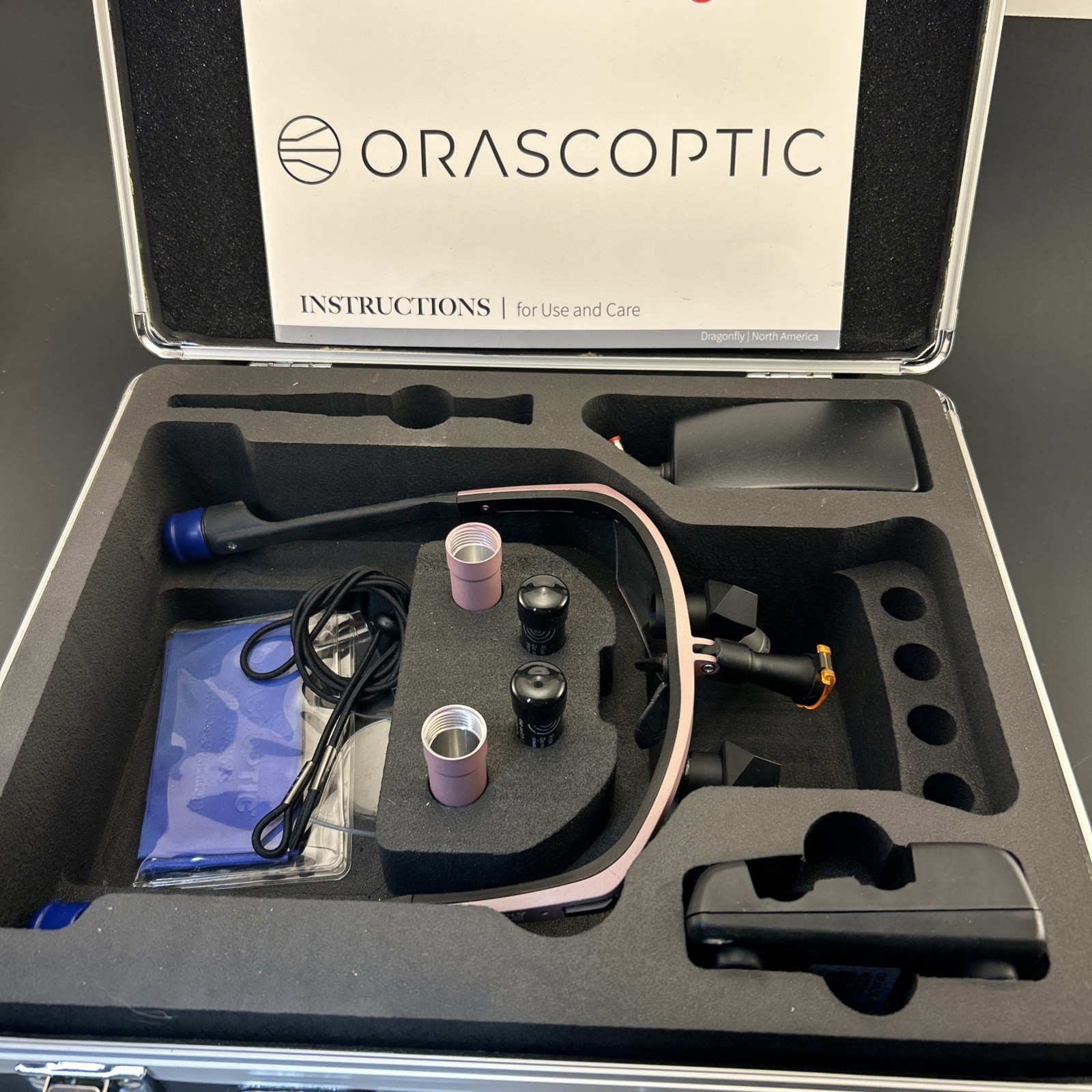 ORASCOPTIC DRAGONFLY PRO DENTAL LOUPES Hdl Ergo 3.5x TTL Medium pd62