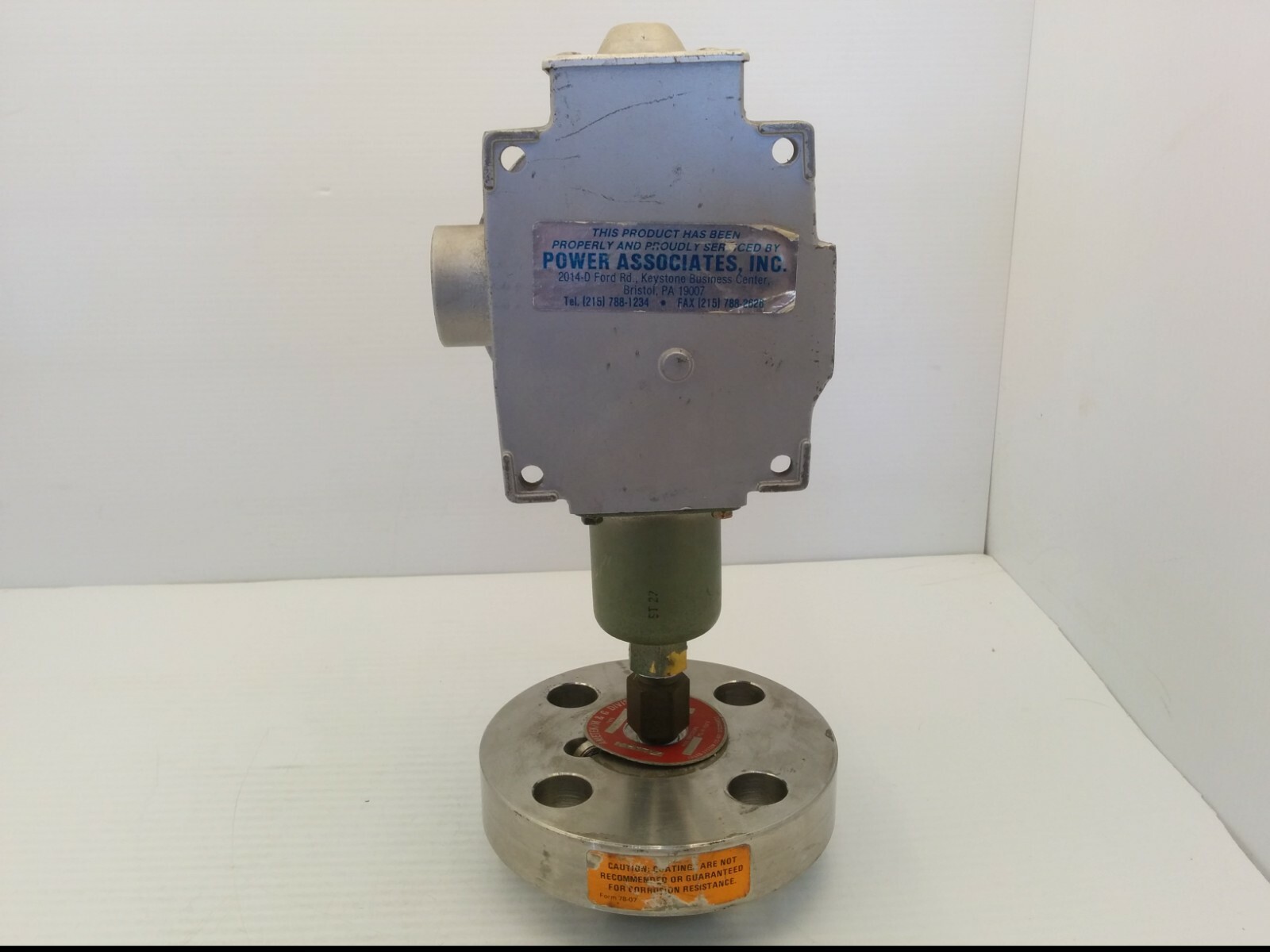 UNITED ELECTRIC CONTROLS MODEL 156 PRESSURE SWITCH W/AMETEK 316 ST.STL DIAPHRAGM