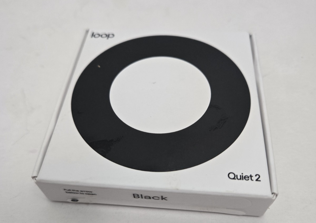 Loop Quiet 2 Earplugs BLACK SNR 24db 14db SEALED BOX