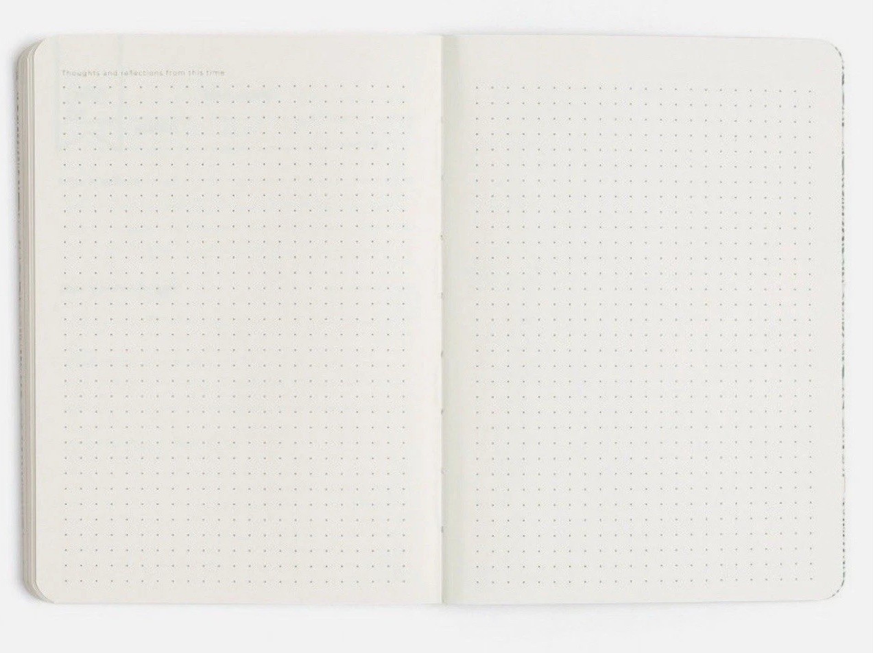1Canoe2 Daily Log Guided Journal Orange 5.25 in X 7.25 in