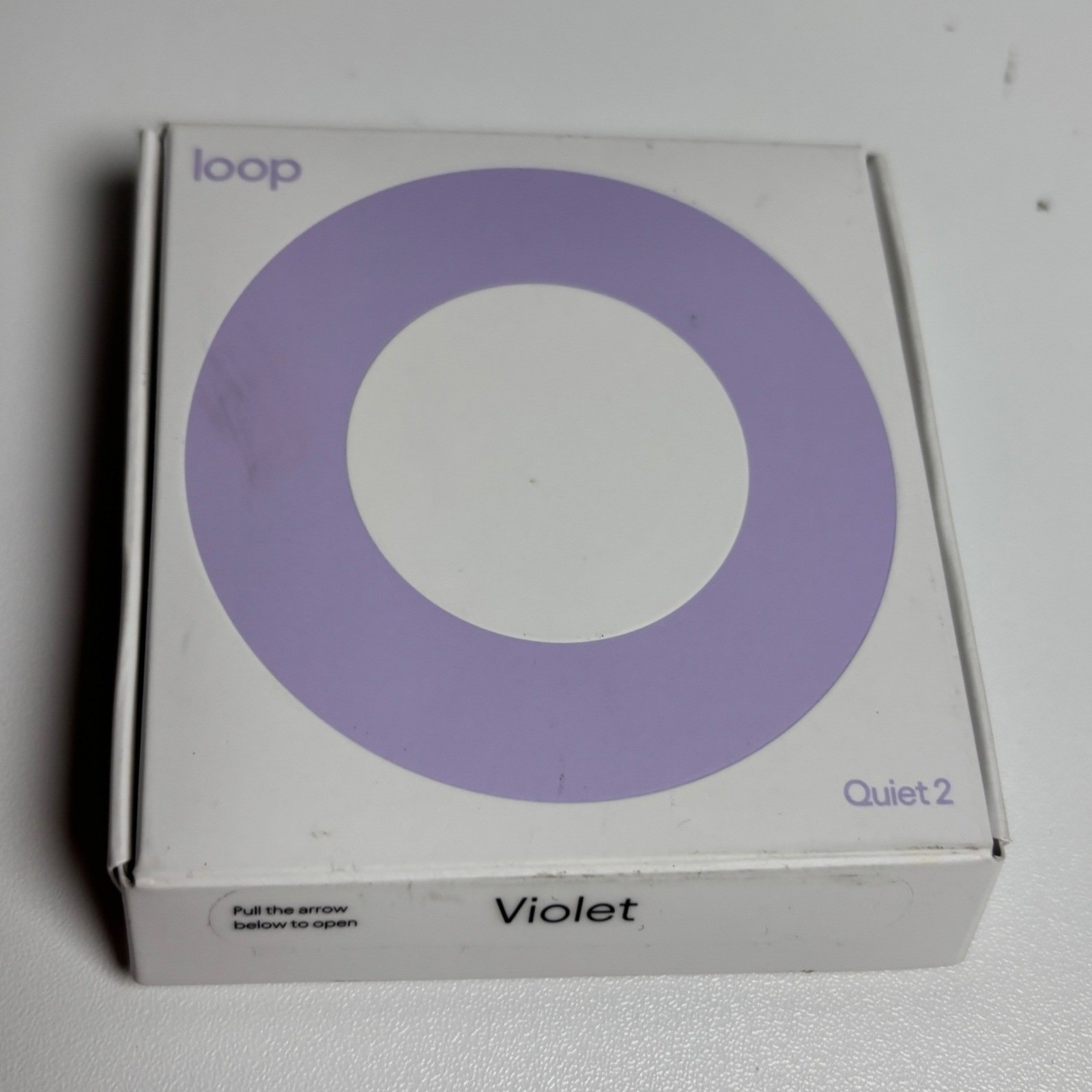 Loop Quiet 2 Noise Reduction Earplugs Violet Reusable Silicone New Open Box