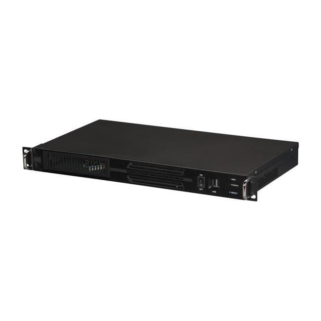 Athena Power RM-1U100D 5.25 in. Aluminum & Steel 1U Rackmount Server Case – 1…