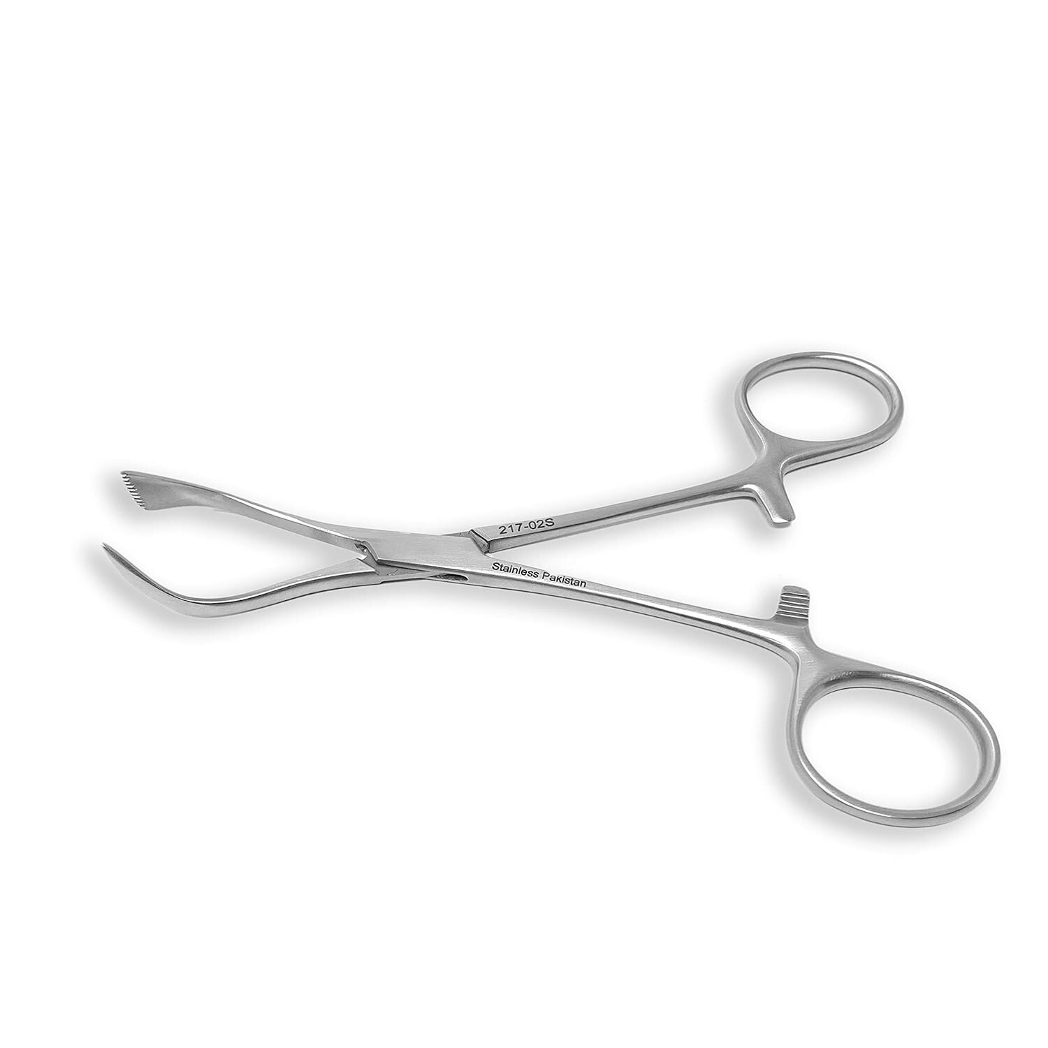 Cynamed Stainless Steel OR Grade Lorna Towel Clamp with comfortable Rings 5.25in