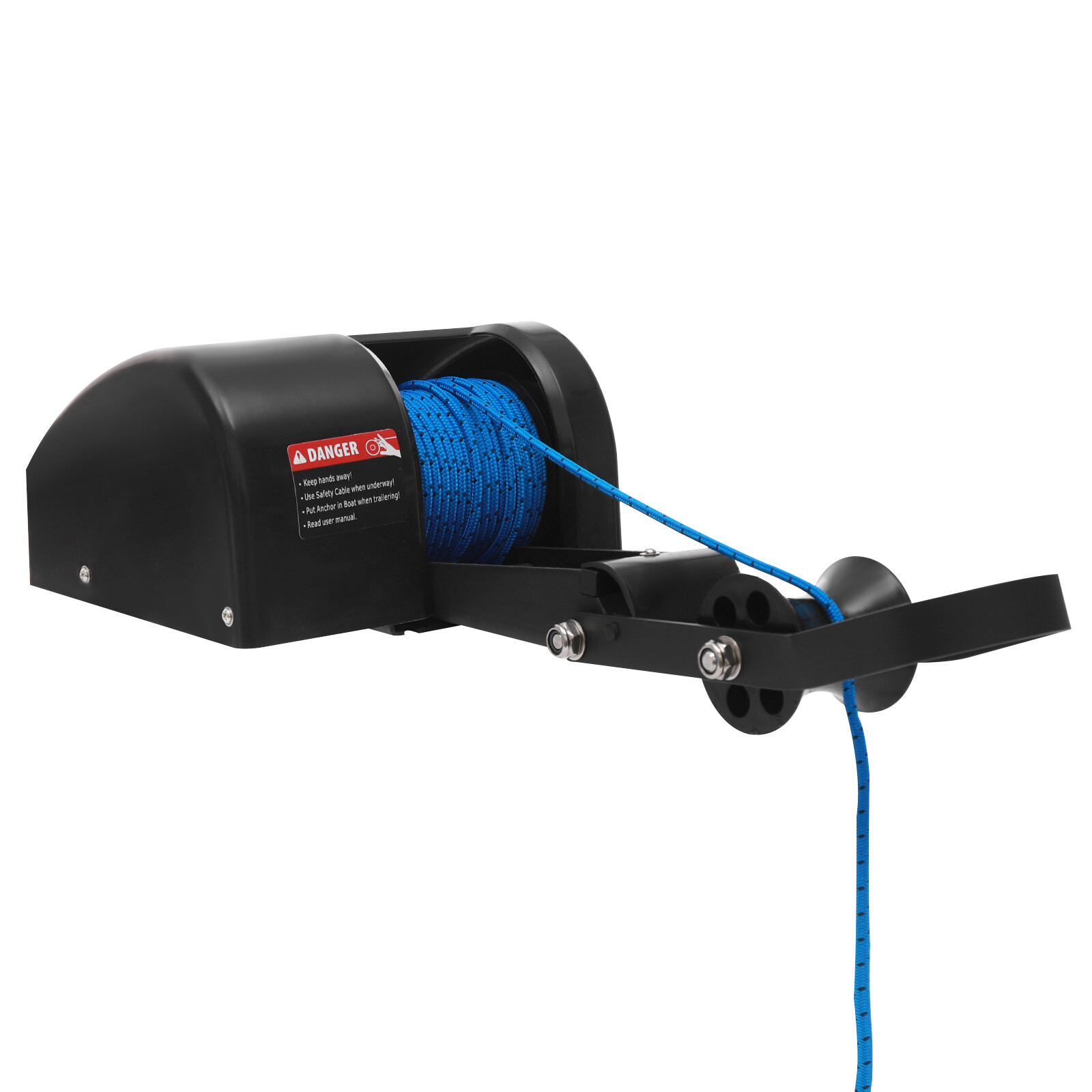 35 LBS Electric Anchor Winch with Roller & Remote Control for Boat Marine Winch