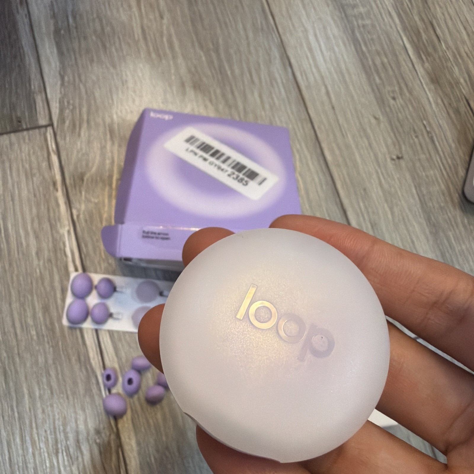 LOOP DREAM Earplugs LILAC – Silicone Earplugs for Sleep – Missing Tips