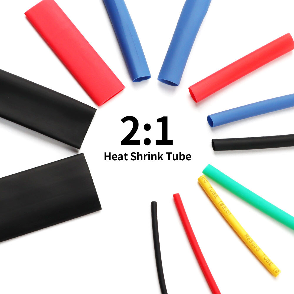 560Pcs HEAT SHRINK TUBING Insulation Shrinkable Tube 2:1 Wire Cable Sleeve W BOX