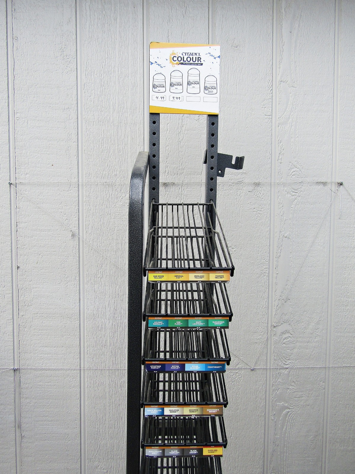 Retail Floor Display Rack – Citadel Colour – 15 Wire Baskets – Austin, TX Pickup