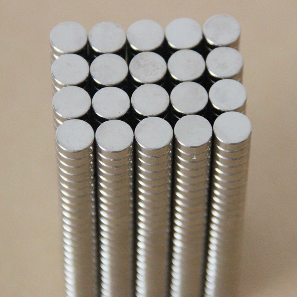 100 50 PC Strong N35 Round Disc Neodymium Mini Fridge Magnets Rare Earth 6mm*3mm