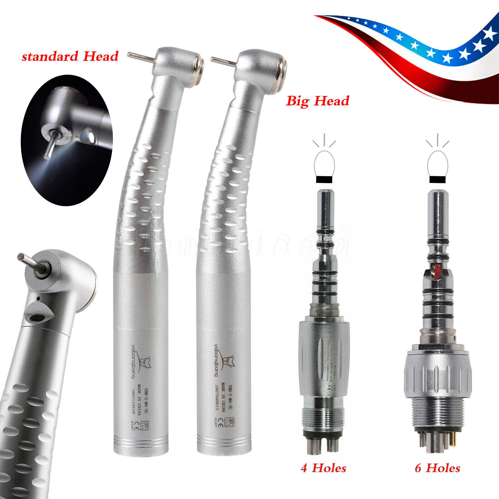 Dental Fiber Optic LED High Speed Handpiece Kavo GENTLE Silence LUX