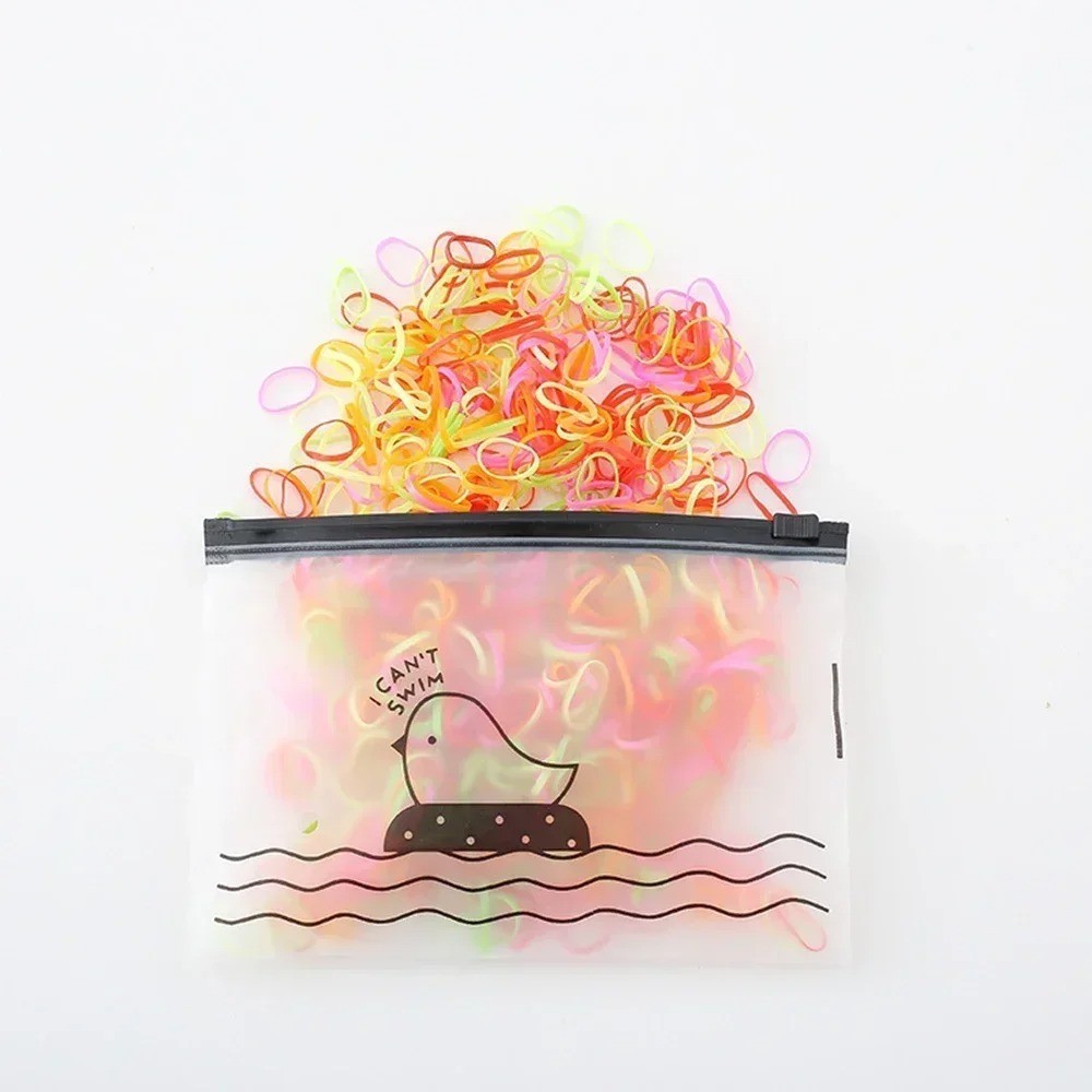 1500 Strong Elastic Rubber Bands Assorted Colours Sizes Home, School and Office