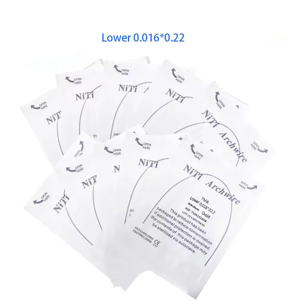 1pc/pack Dental Orthodontic TMA Beta Ti-Mo Arch Wires Rectangular Ovoid Form
