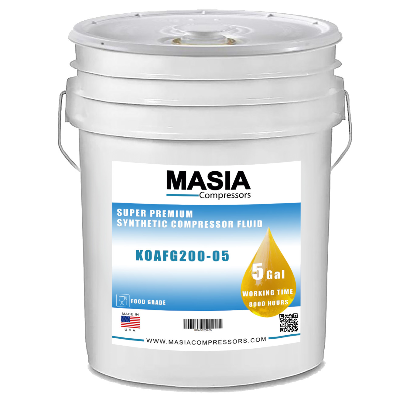 FSC-4000FG FS Curtis Food Grade ISO 46 Lubricant – 8000 Hour Lifetime