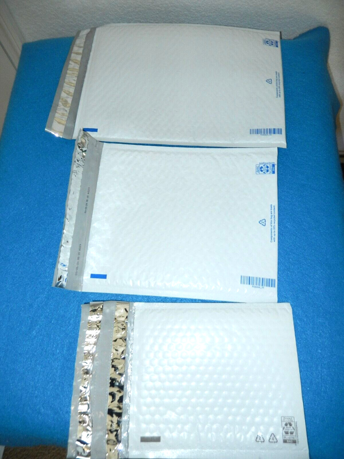 SHIP with STYLE! Ebay Shipping Supplies Padded Bubble Mailers-3 sizes/12 pak