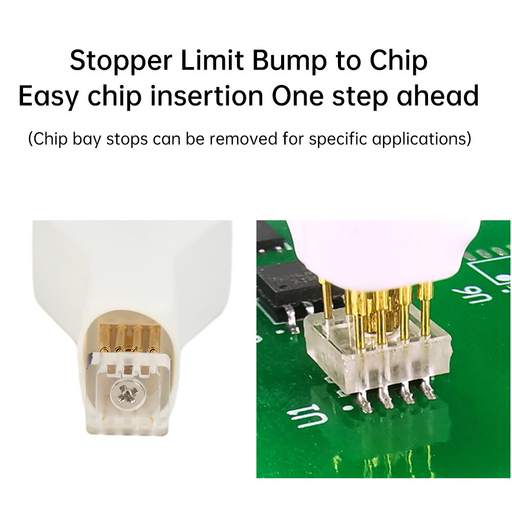 1pc SOP8/WSON8/QDFN8 SPI Adapter Clip Pin Flash on Chip Read ＆ Write Probe