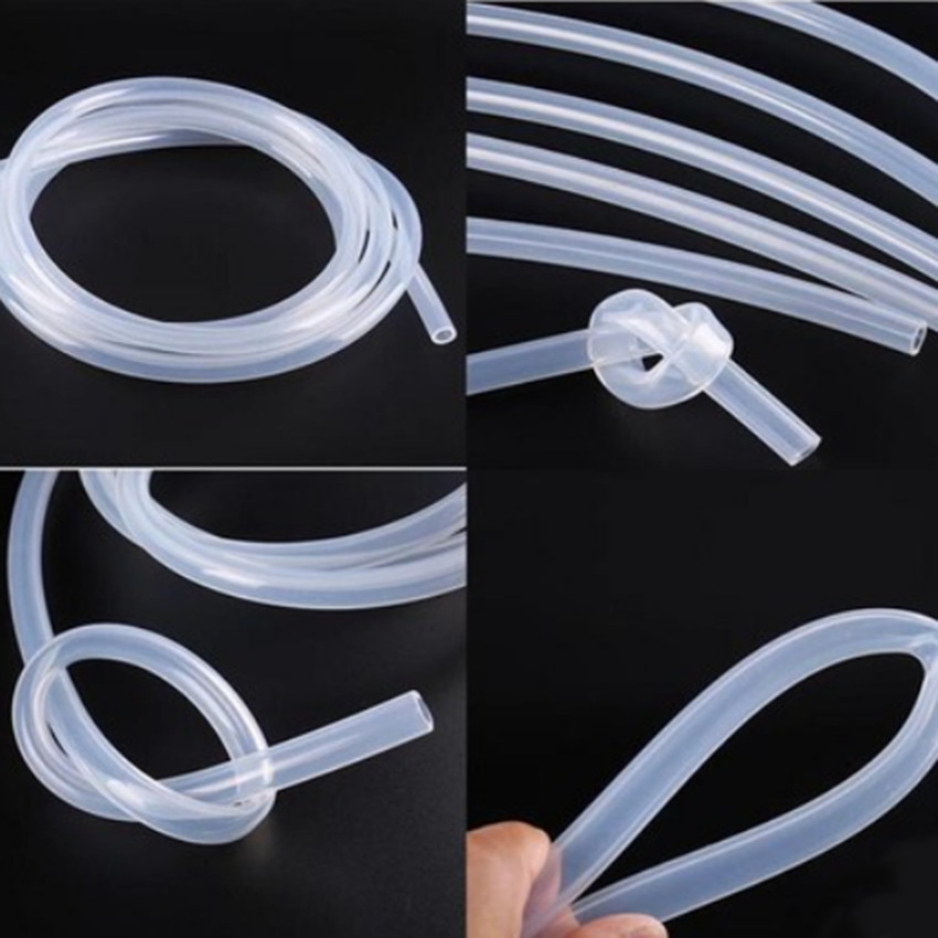 Food Grade Clear Silicone Rubber Hose Tubing Brew Hose ID 3mm OD 5mm Length 5M