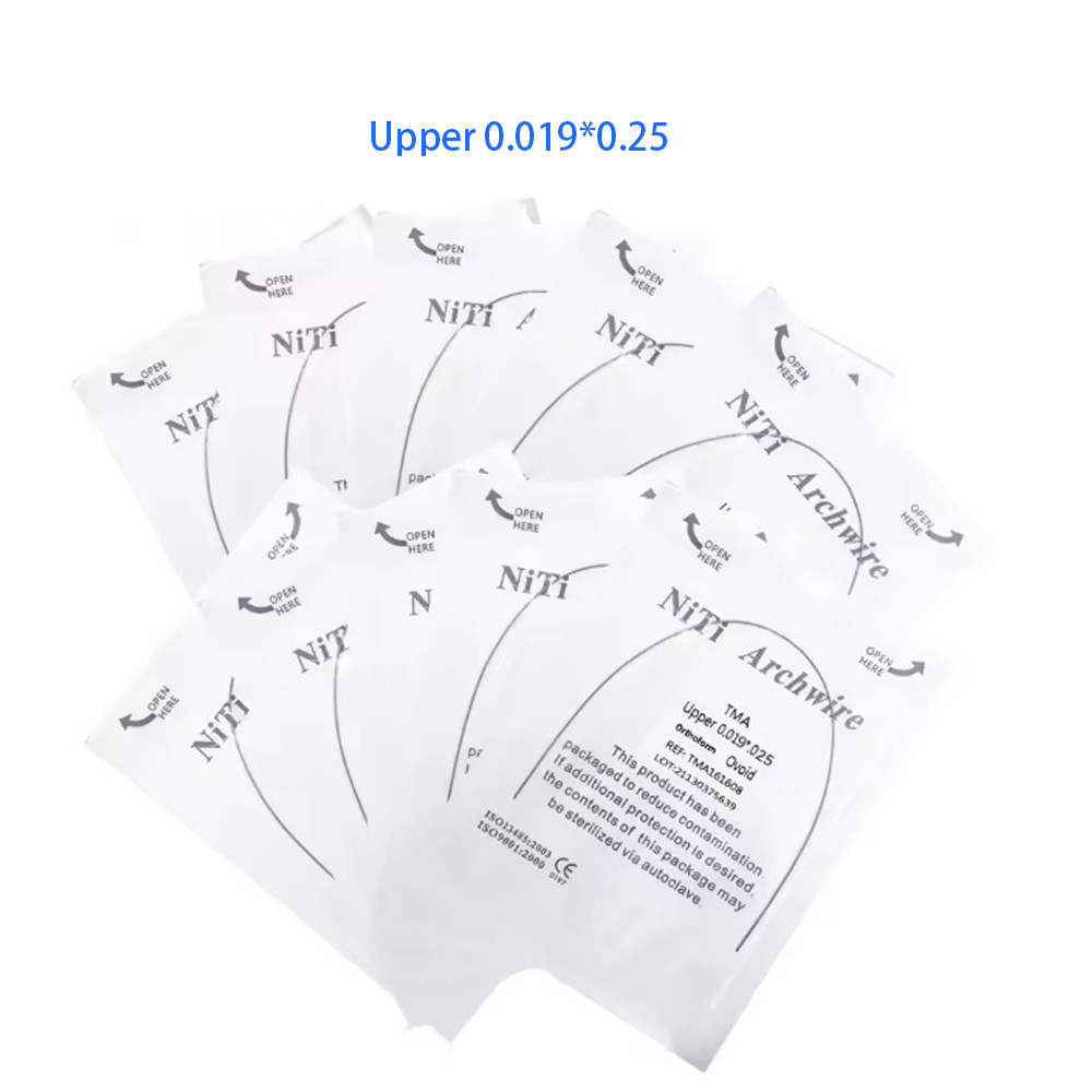 Dental Orthodontic TMA Beta Ti-Mo Arch Wires Round Rectangular Arch Ovoid Form