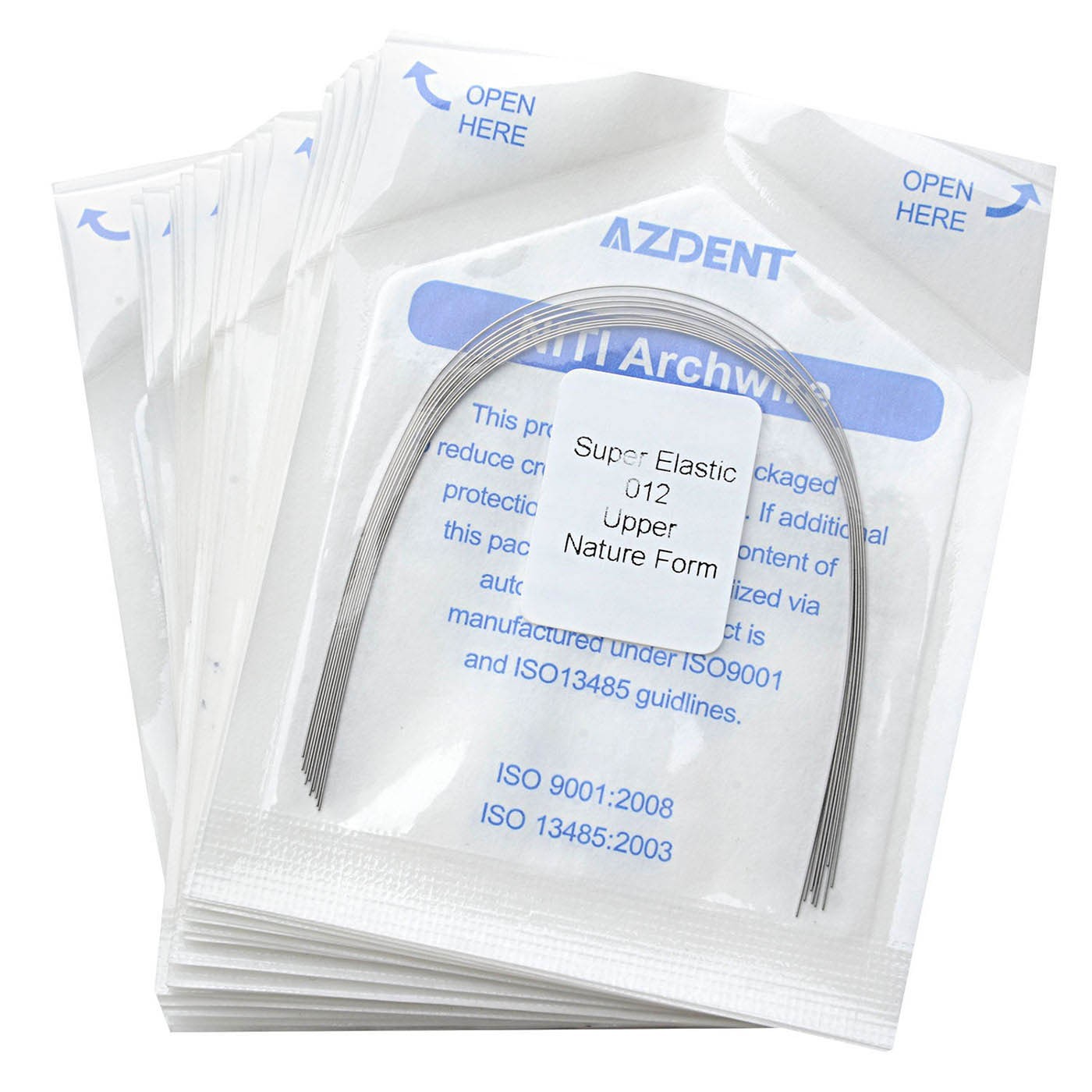 AZDENT Dental Orthodontic Ni-Ti Arch Wire Round/Bracket Braces Roth MBT Full Set