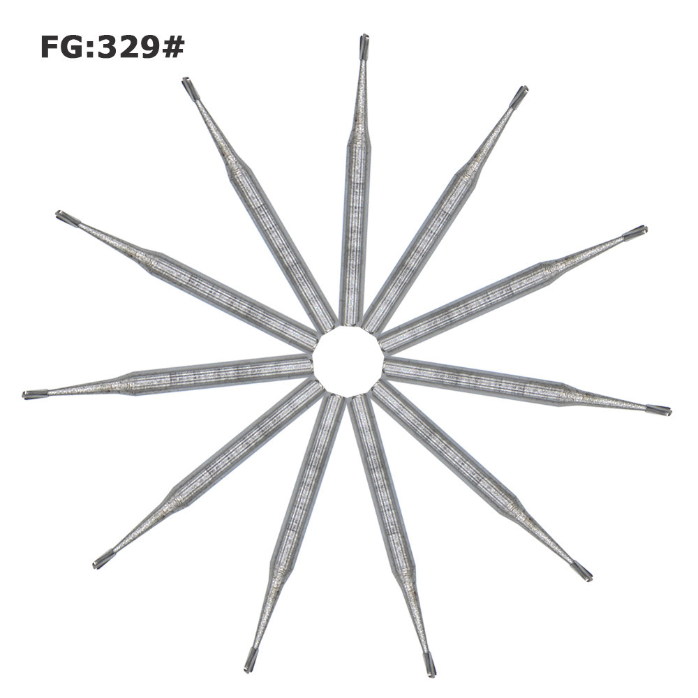 Dental Carbide Burs FG 329 Pear for High Speed Handpiece Friction Grip