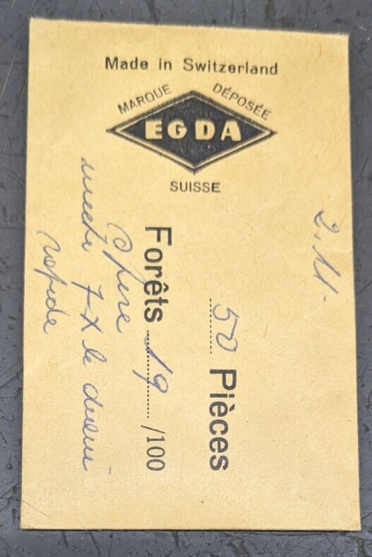 10 Egda .19mm Micro Drills #93 HSS NEW Switzerland – 0.19mm 0.19 mm