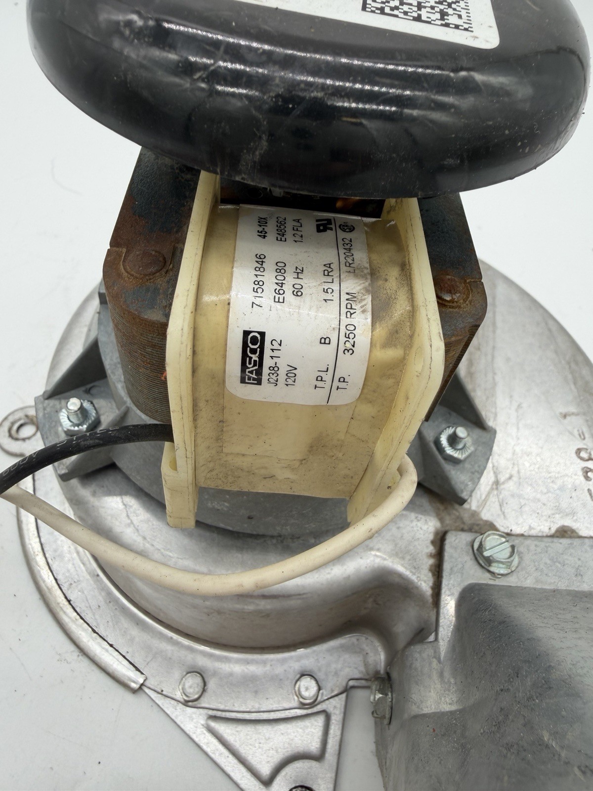 FASCO 71581846 Draft Inducer Motor J238-112 103014-01 70581846 120V used