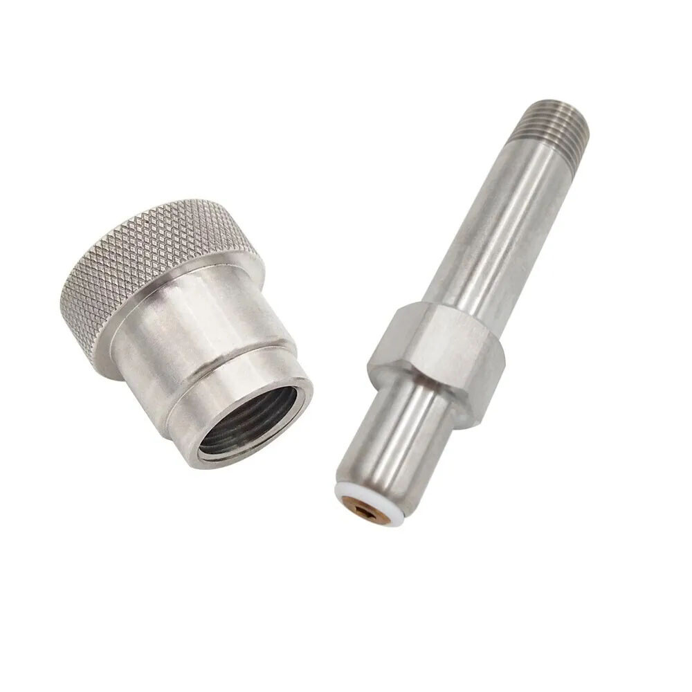 SCBA Firefighting SS-CGA 347 Kit 1/4 Inch MNPT Hand Tight Nut And 3 Inch Nipple