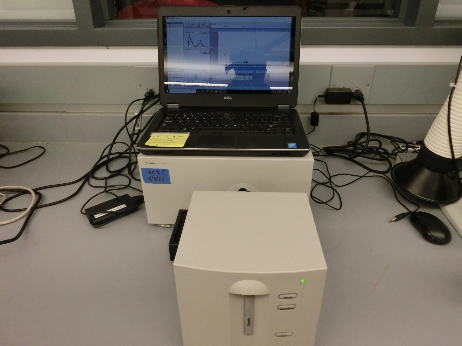 Agilent HP 8453 UV-Vis Spectrophotometer G1103A Working 30 days warranty