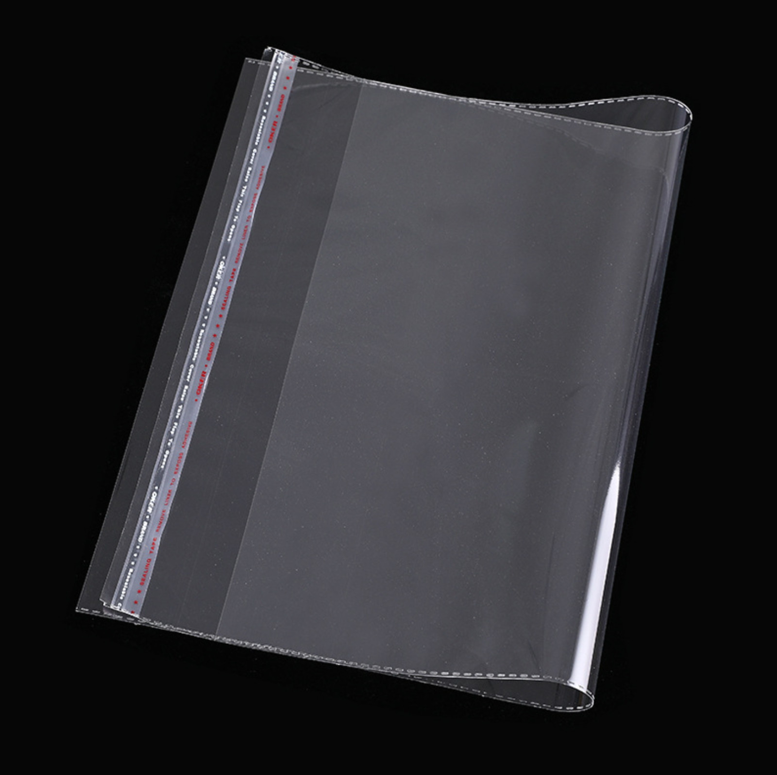 Self Adhesive Resealable 10″ x 13″ Clear Plastic Cellophane Poly Bags/Packaging