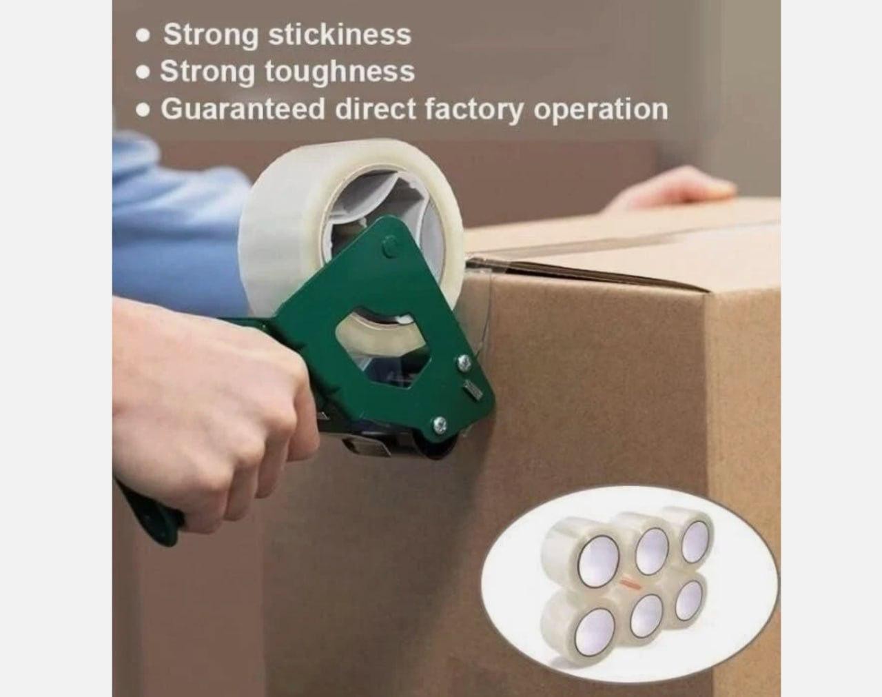 72 Rolls Shipping Packaging Box Packing Sealing Tape 2 mil 2″ x 110 Yard 330FT.P