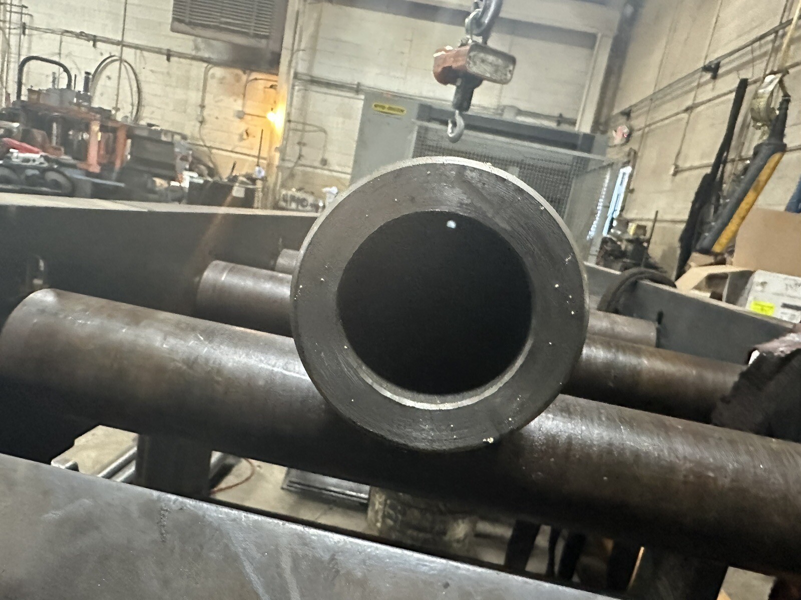 4140 Steel Tubing – 4.897″ OD x 3.229″ ID x 8″ Long – Alloy Tube – CNC Machining