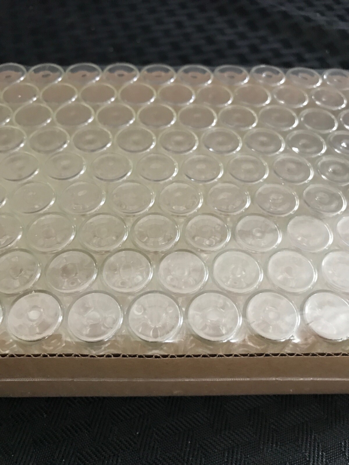 New (144Pc) Clear Glass 4mL 1-Dram Sample Vials 13-415 Phenolic Cone Screw Caps