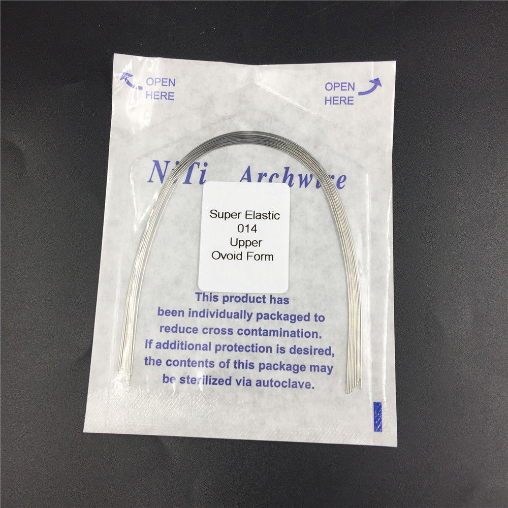 20 Pcs Dental Orthodontic Niti Arch Wire Round Super Elastic Upper+Lower 012-020