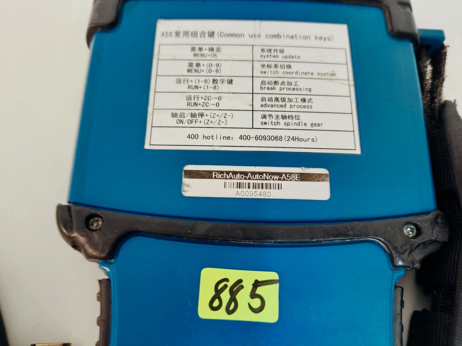 RichAuto-AutoNow-A58E A0095480 Teach Pendant 30 Days Warranty Fast Shipping!!!