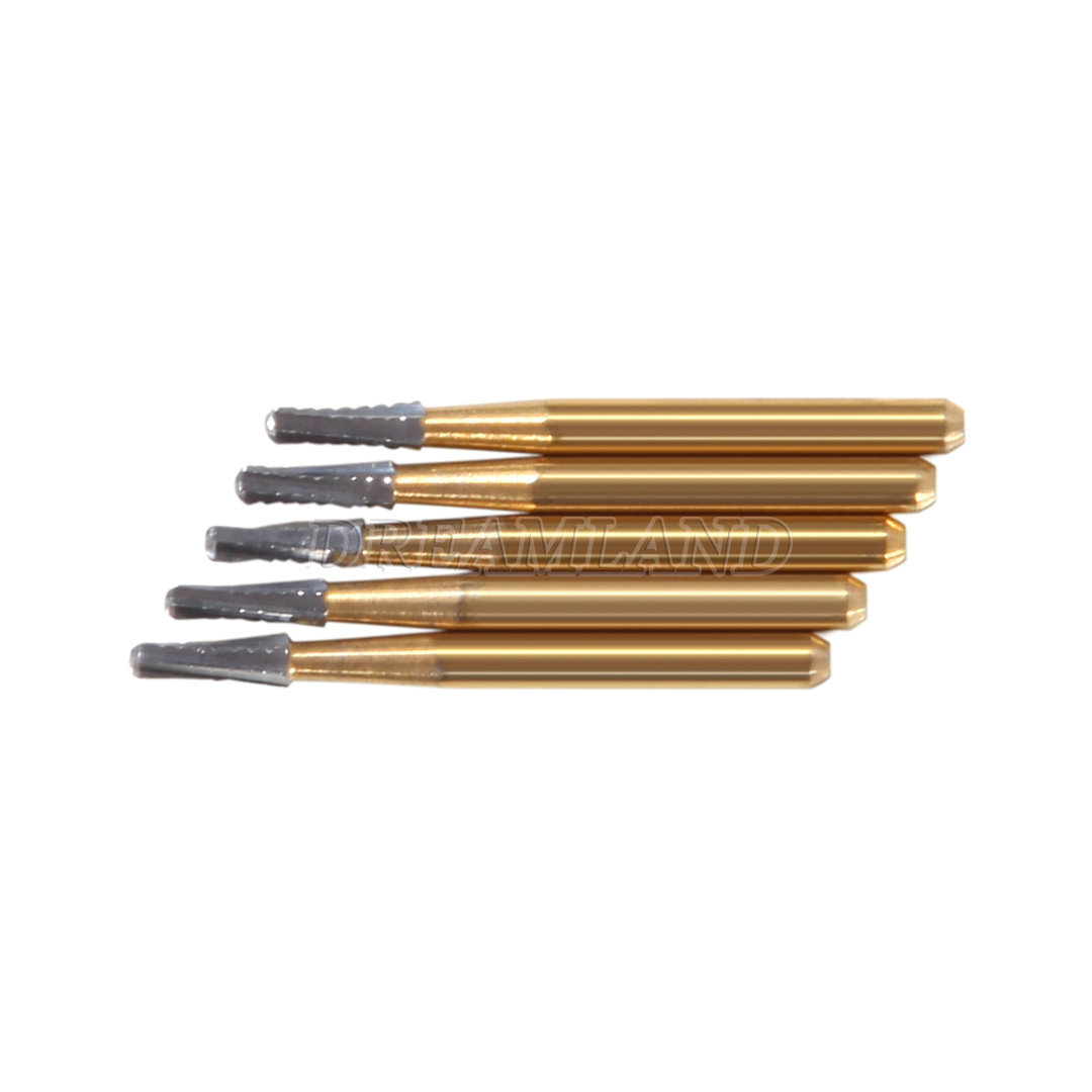 Dental Tungsten Steel Carbide Crown Metal Cutting Burs For High Speed FG-1957