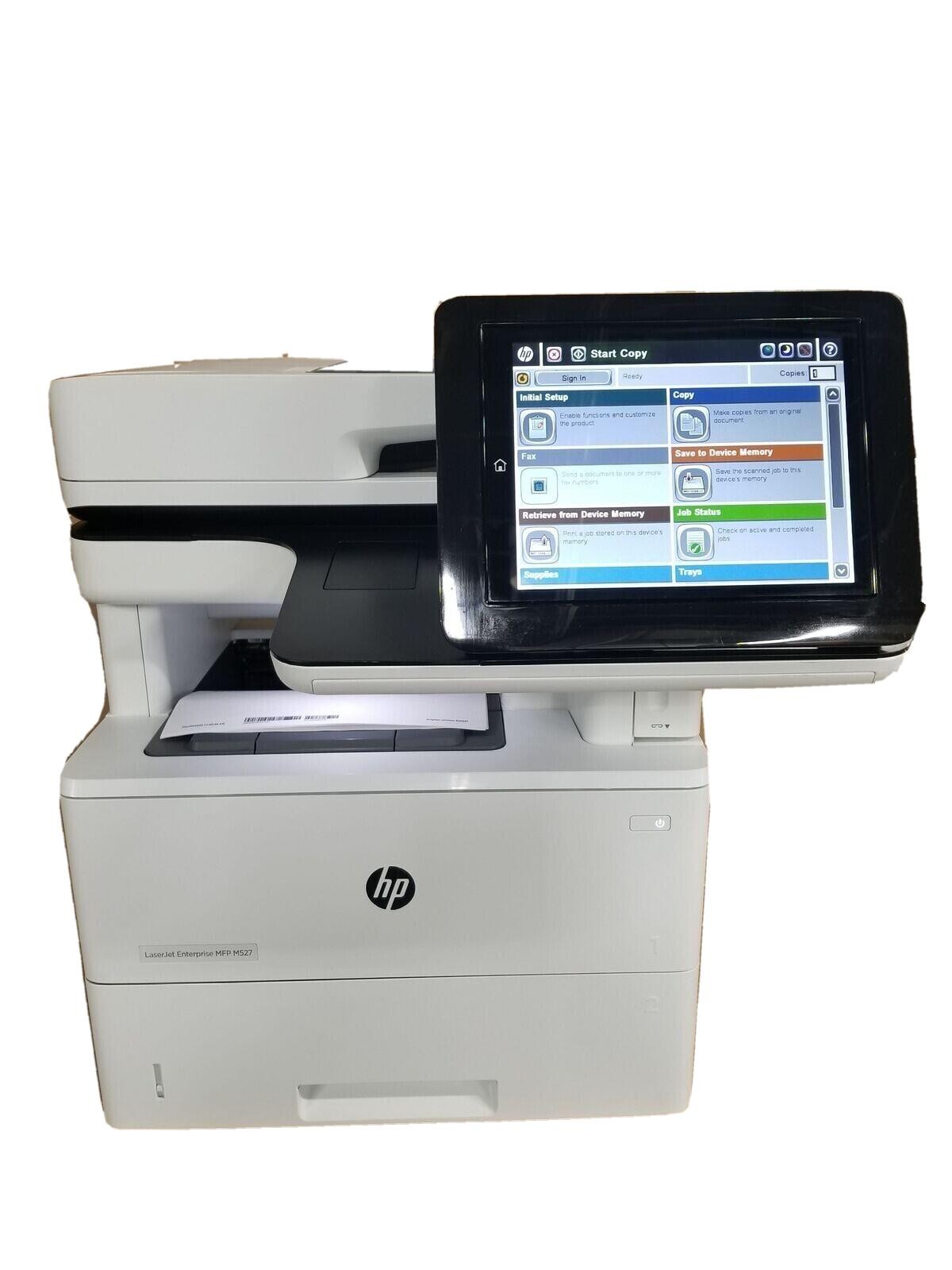 HP LASERJET M527 MFP LASER PRINTER F2A79A 45PPM pages M527 – No Toner