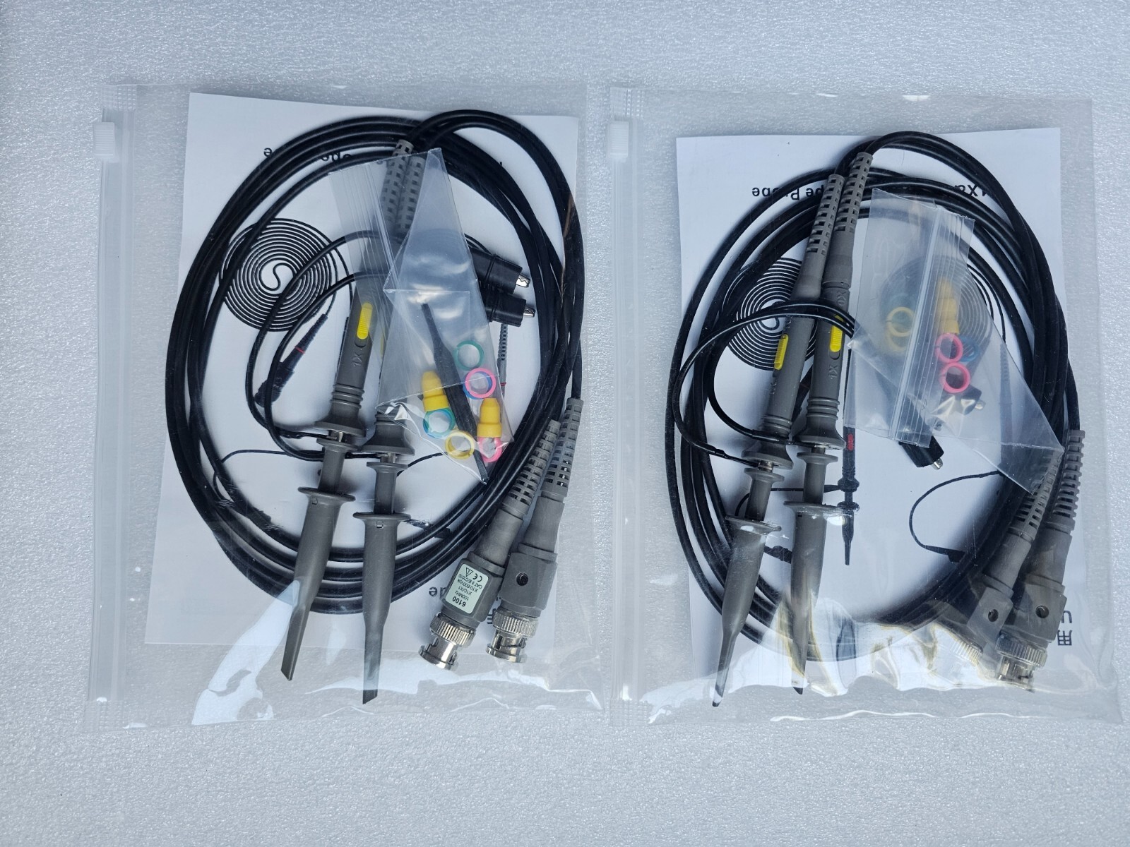 4 Four New 100MHZ Oscilloscope clip probes for HP Tektronix Hitachi, US seller