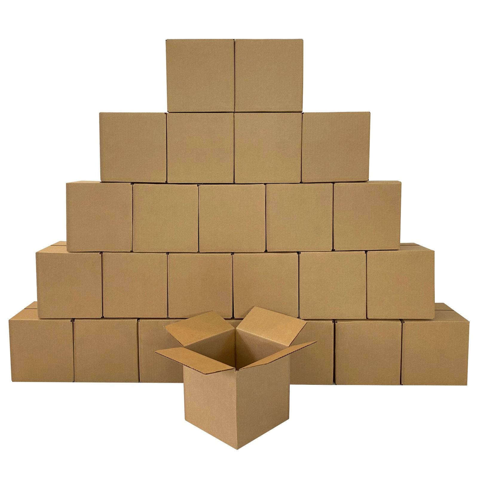UOFFICE Corrugated Boxes 6″ x 6″ x 6″ Cube Boxes – Bundle of 25