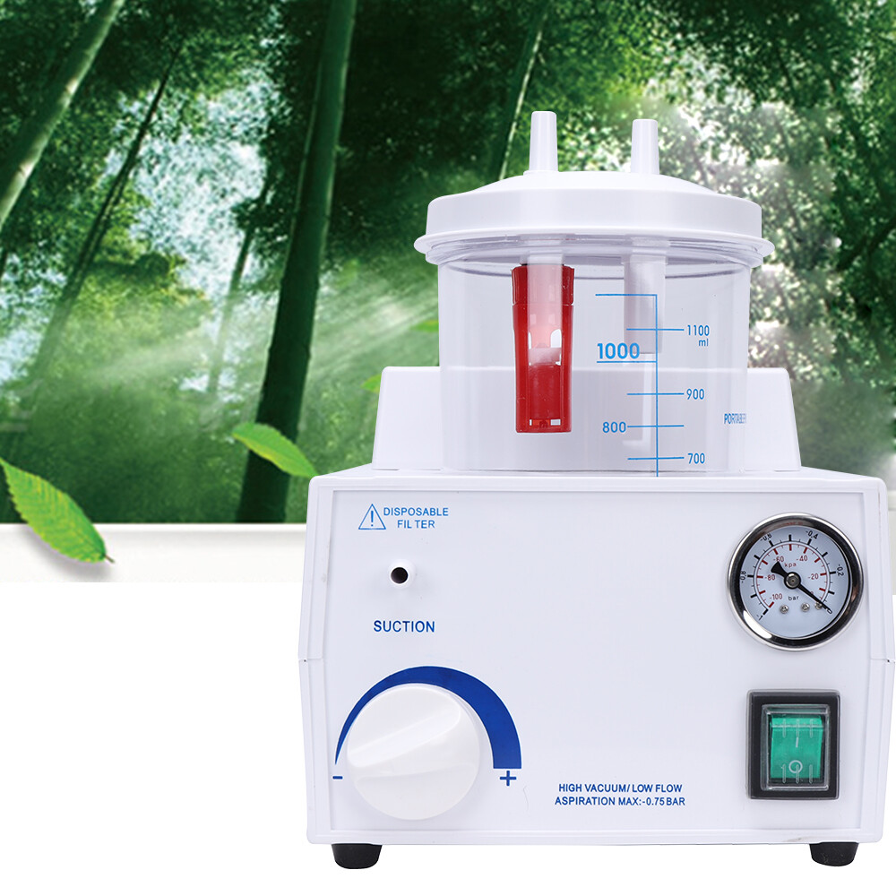 Vacuum Phlegm Quiet Suction Unit Portable Medical Emergency Aspirator Machine
