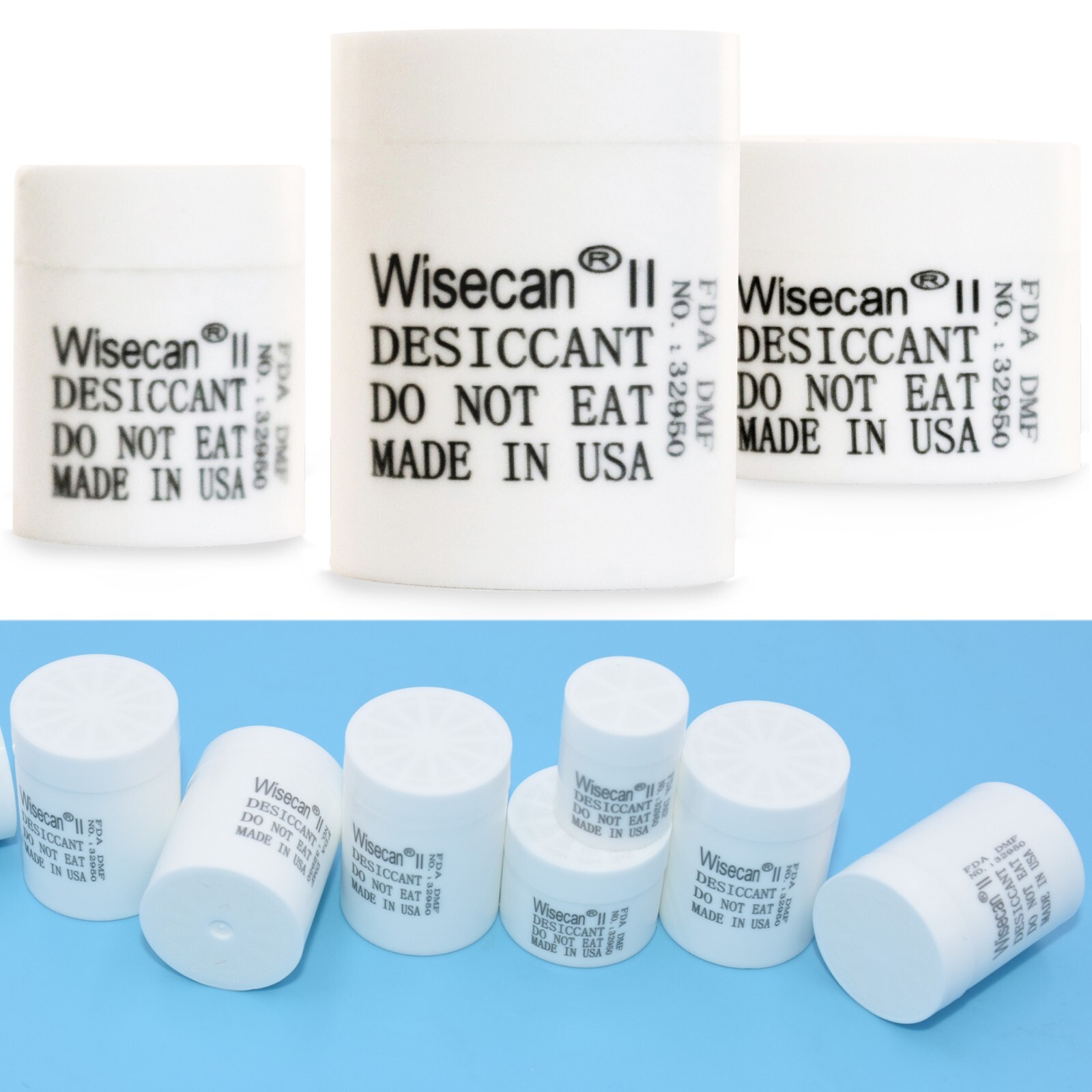 1 Gram 100 Packs Silica Gel Canister Desiccant Capsule Food Pharmaceutical Grade