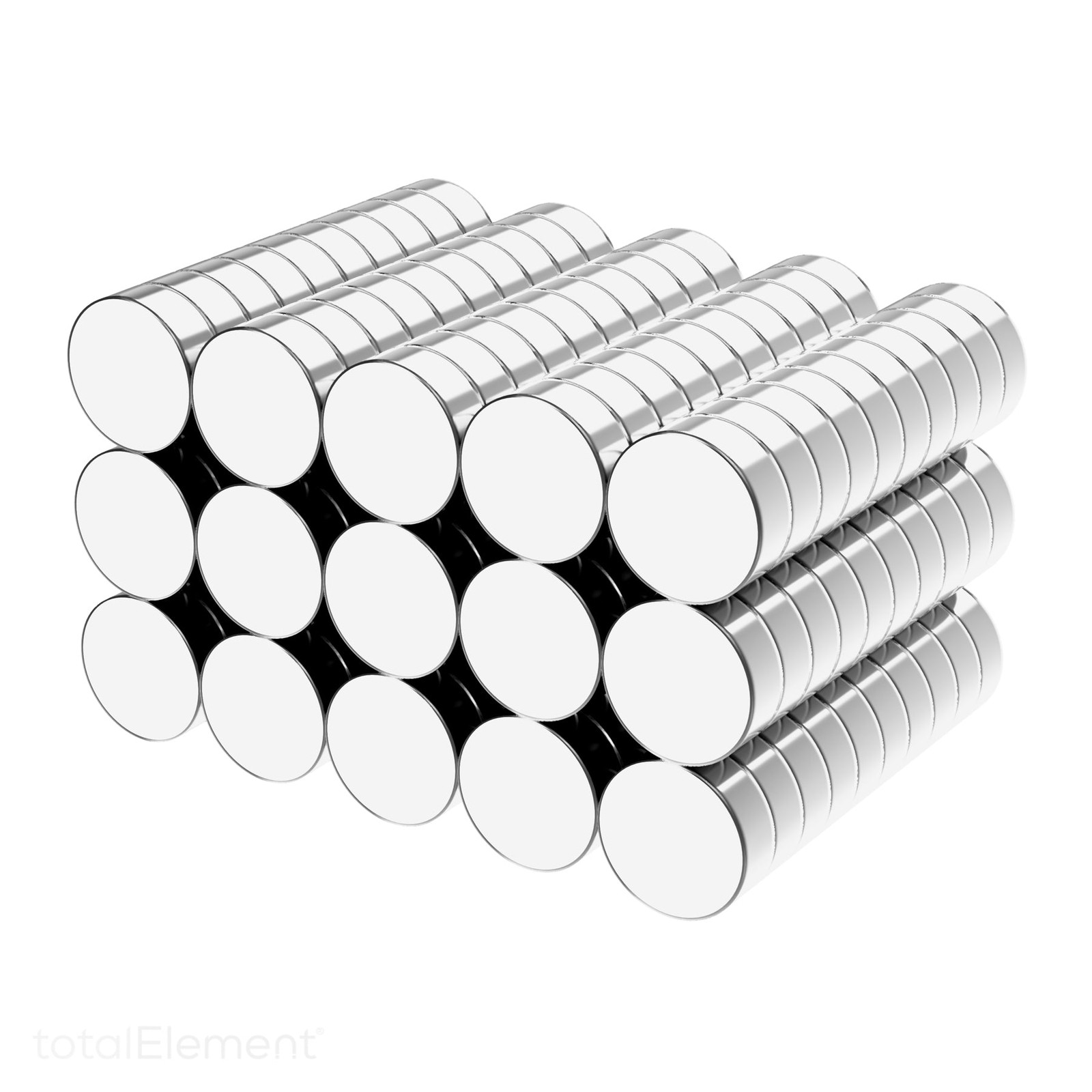 6 x 2 mm Neodymium Rare Earth Permanent Disc Magnets N52 (150 Pack)