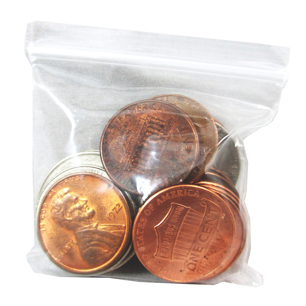 300/PCS 2″x2″ Clear Reclosable Seal Bag Plastic Poly Zip Lock Bags Jewelry 2Mil