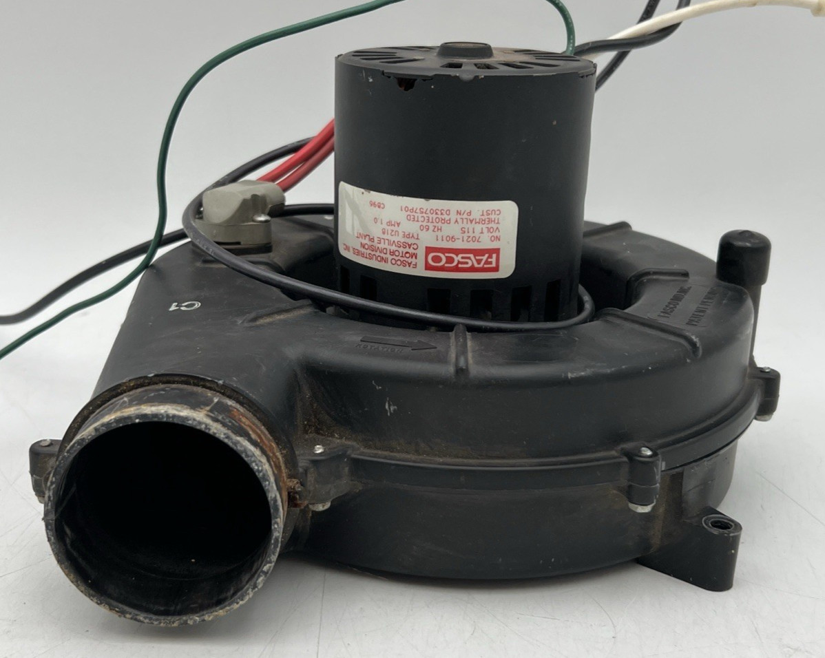 FASCO 7021-9011 FURNACE INDUCER MOTOR TYPE U21B D330757P01 115V, 60HZ, 1.0A