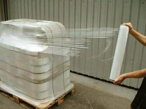 18″ x 1500FT 80 Gauge Pallet Wrap Stretch Film Shrink Hand Wrap 1500′ 1 Roll