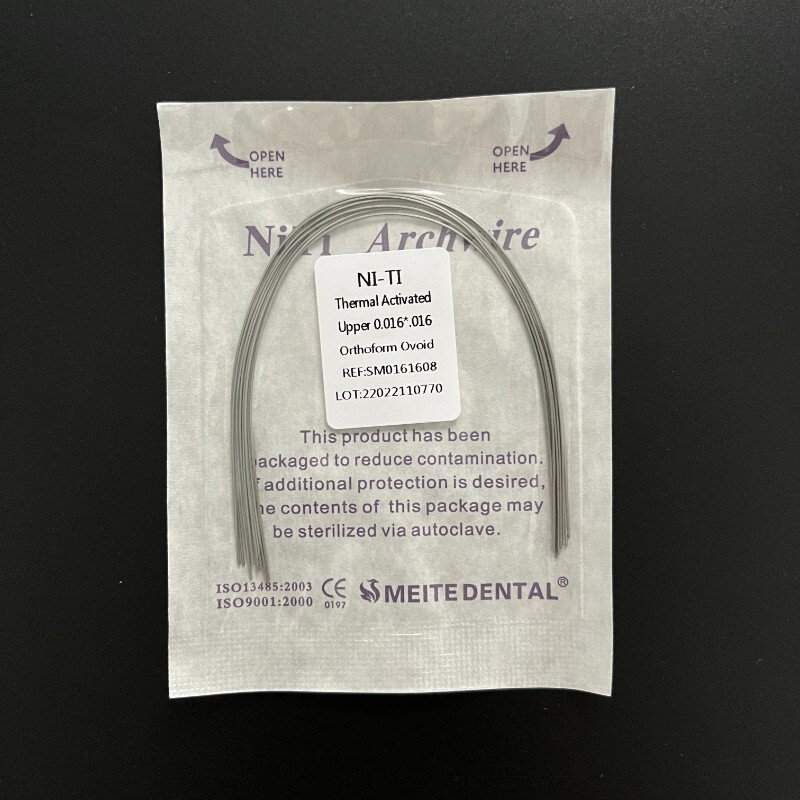 10 Packs Dental Orthodontic Thermal Activated Niti Arch Wires Rectangular Ovoid