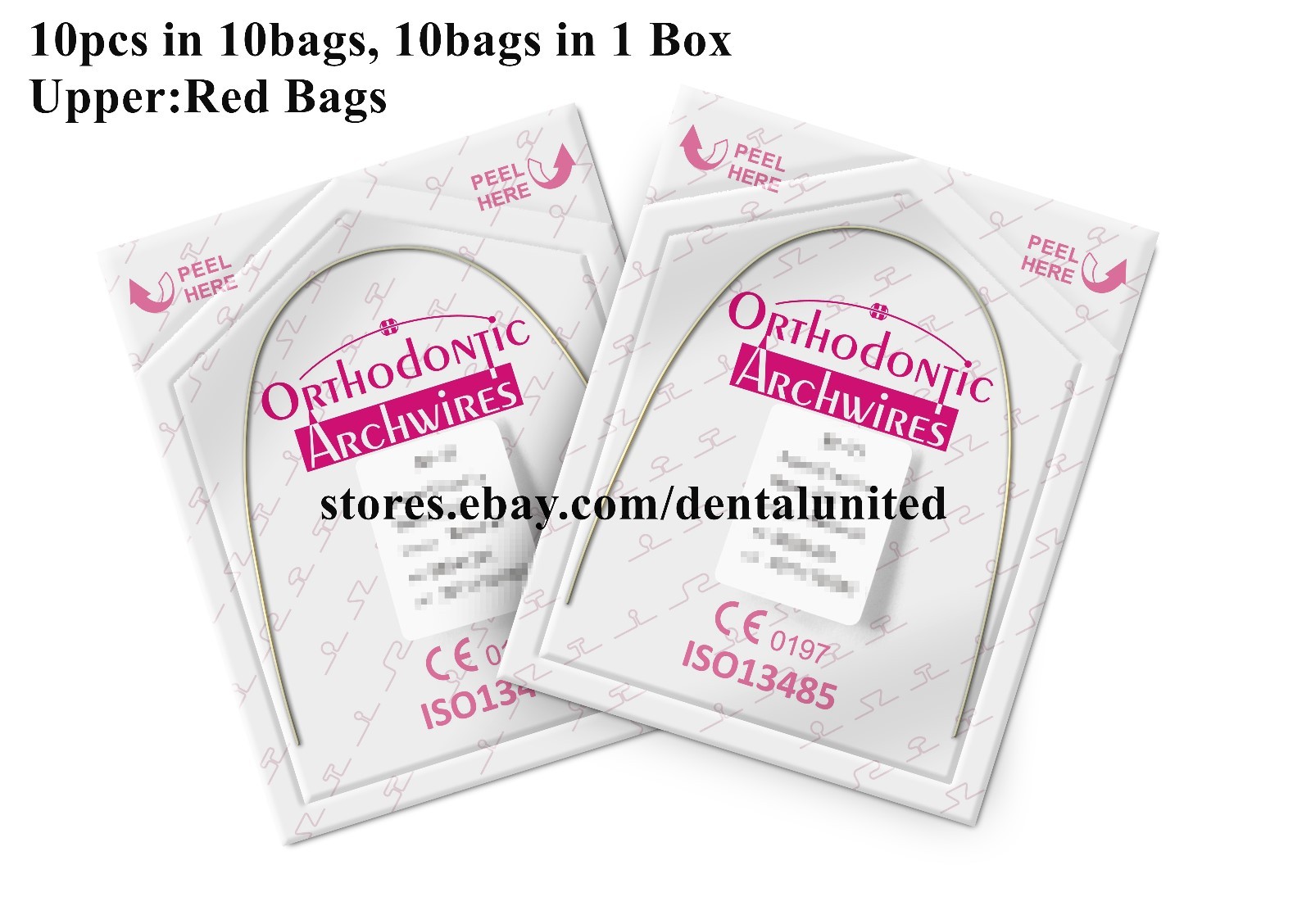 2 Boxes 0.012″ Upper&Lower Dental Orthodontic Niti Super Elastic Round Archwires