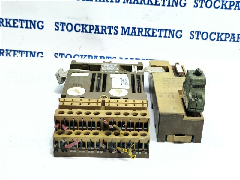 Siemens 6ES5 700-8MA11 Simatic S5 Bus Module w/ 6ES5 316-8MA12 Interface Module